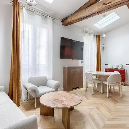 Mykeypers Luxury And Design Loft 2br 6p With Ac Bastille Paris
